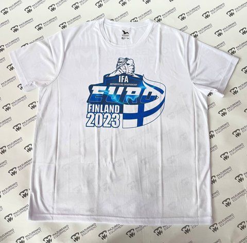Футболка "IFA ARMWRESTLING CHAMPIONSHIP EURO FINLAND 2023" XXL 1240 фото